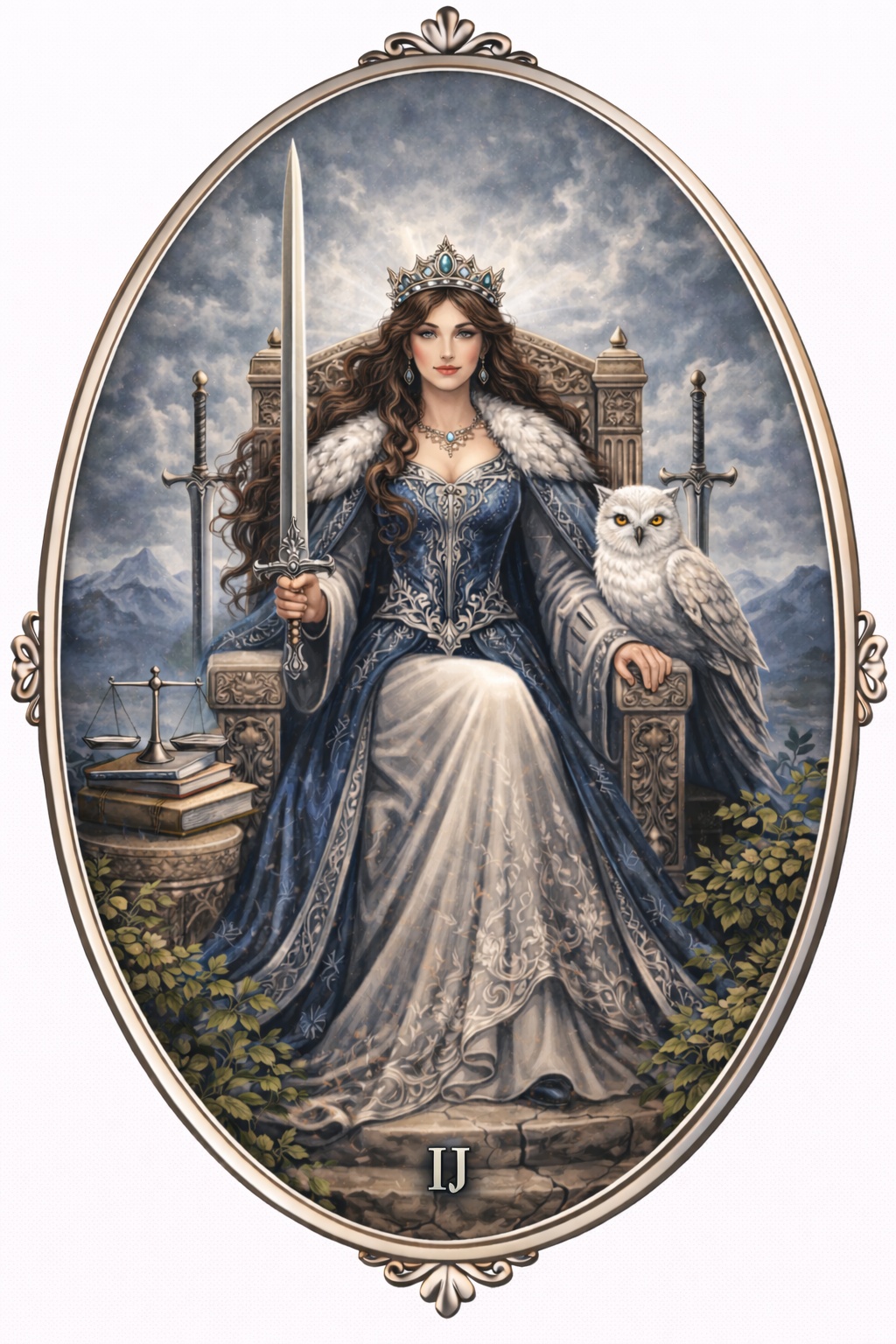 Carte archétype La Reine des Épées